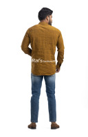 Solid Linen Cotton Short Kurta For Men (NS93)